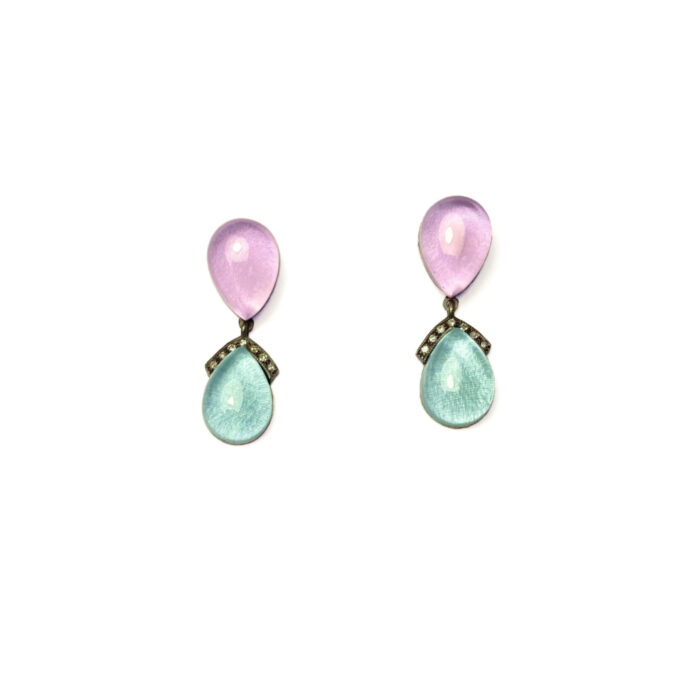 Orecchini baia light diamonds