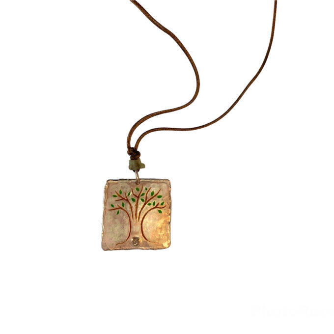 Medaglia albero della vita II misura oro rosa