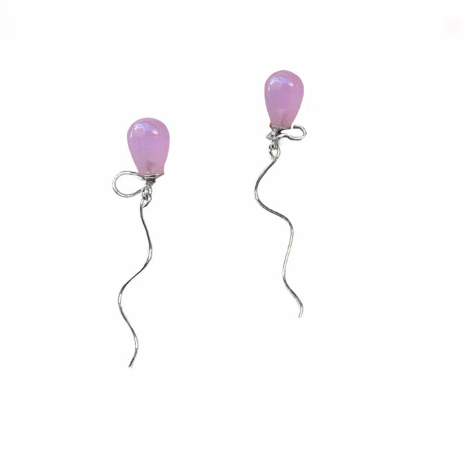 Orecchini palloncini rosa