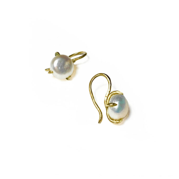 Orecchini perle rudimental chic