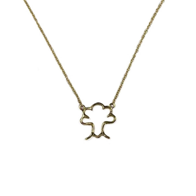 Collana disegno albero oro