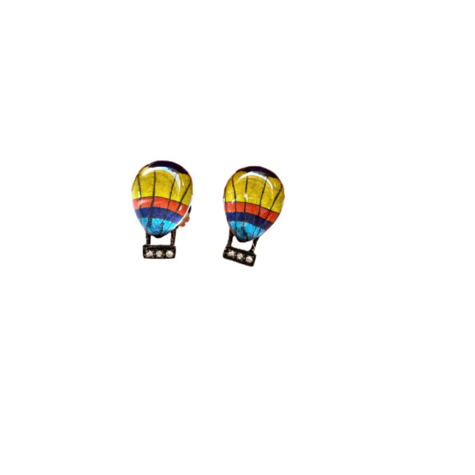 Orecchini mongolfiere