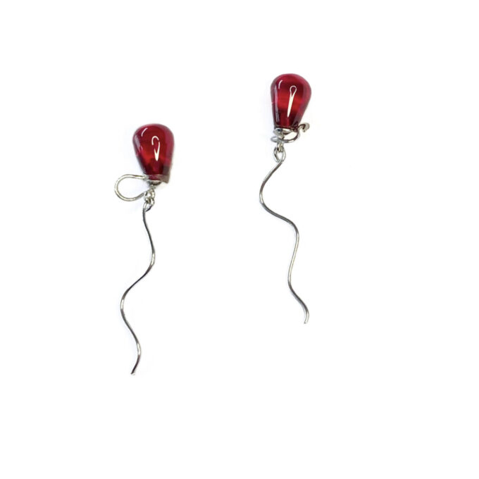 Orecchini palloncini filo