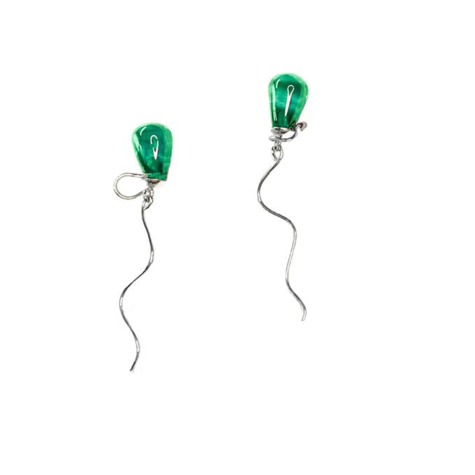 Orecchini palloncini filo