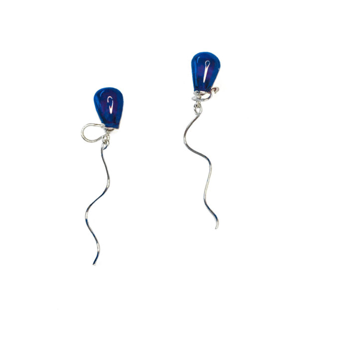 Orecchini palloncini filo
